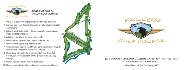 Course - Fallon Golf Course